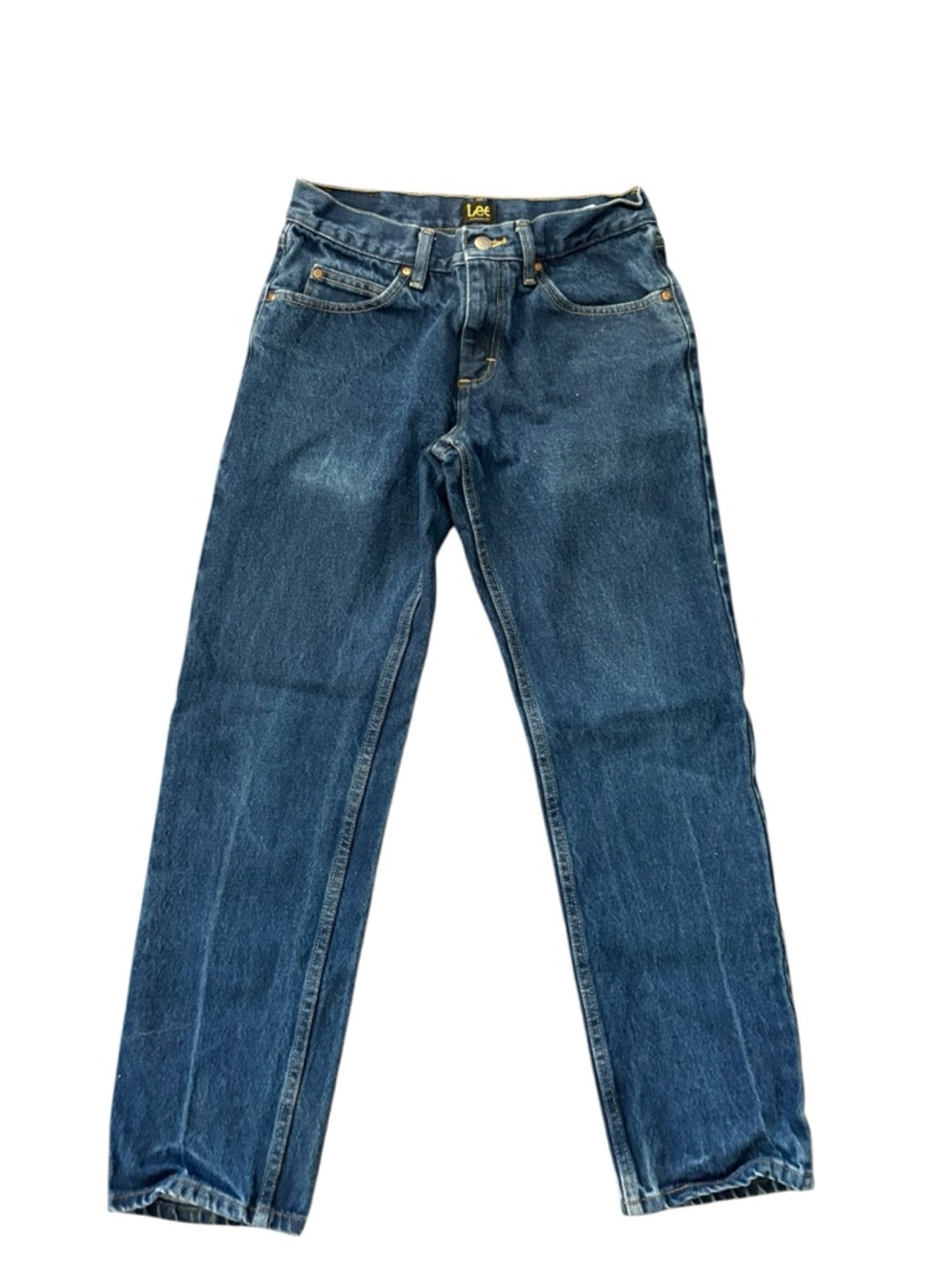 Lee women’s Straight Leg High Waist Dark Blue Denim Jeans